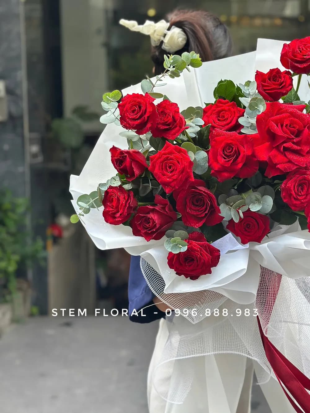 Hồng đỏ yêu thương — góc chụp 2